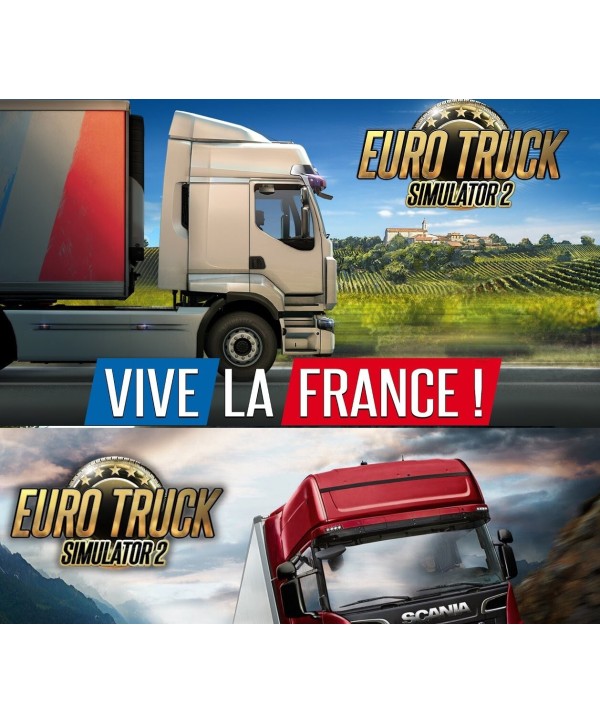 Euro Truck Simulator 2 + Vive la France DLC Bundle Steam Key GLOBAL